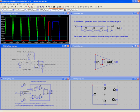 T S-R Flip-Flop and releated sub-circuits and assemblies